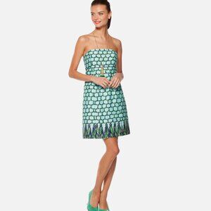 Lilly Pulitzer Bowen Tassel Printed Strapless Dress Size 0